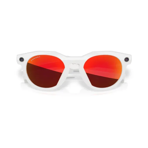 Oakley META Warm Grey Prizm Ruby plegadas