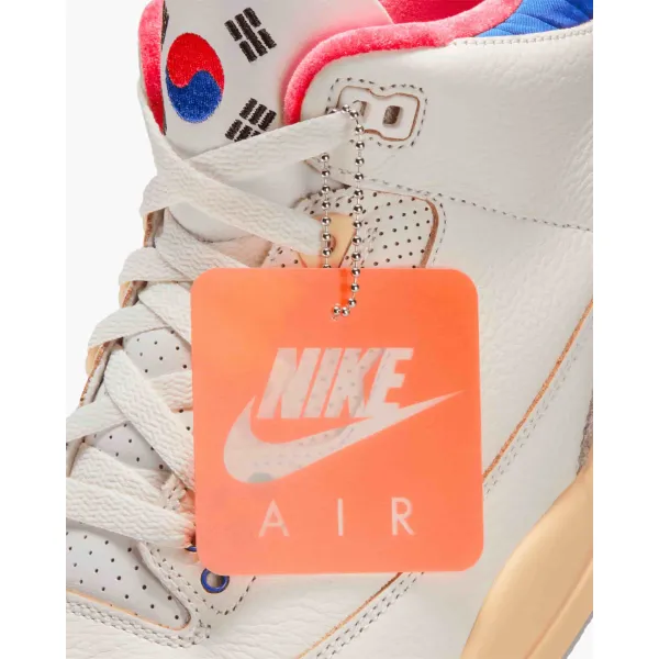 Air Jordan 3 Retro OG SP Seoul placa