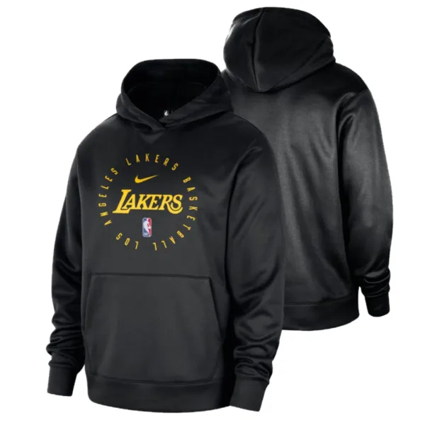 Sudadera Lakers Spotlight Nike Junior Unisex negra prin