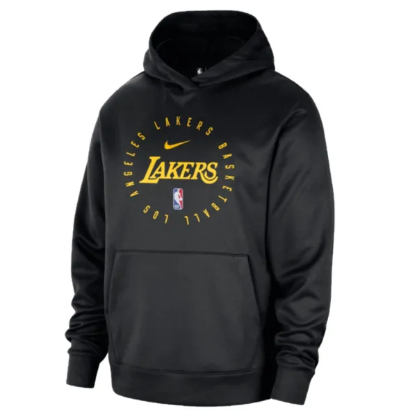 Sudadera Lakers Spotlight Nike Junior Unisex negra frente