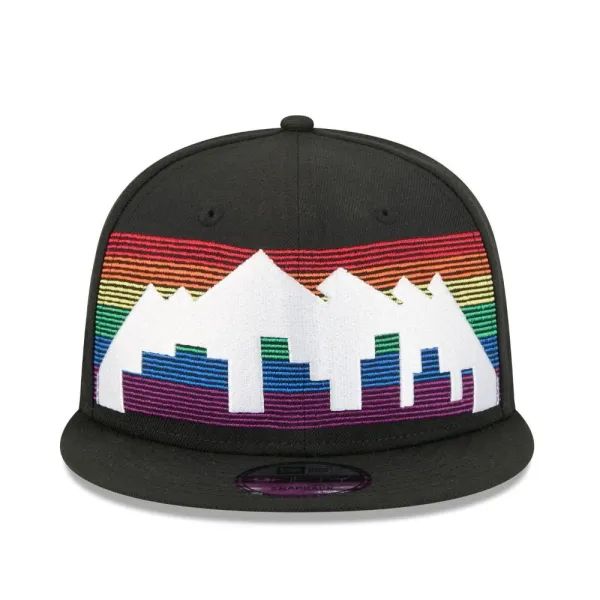 Gorra plana 9Fifty Denver Nuggets City Edition 2025, vista frontal Gorra plana 9Fifty Denver Nuggets City Edition 2025, vista frontal