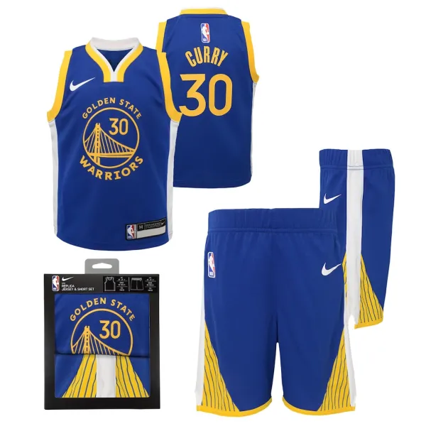 Equipacion Stephen Curry Golden State Warriors Nike kids