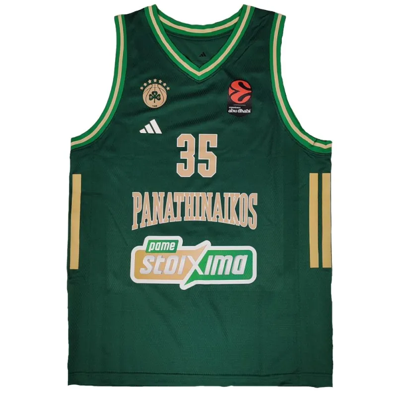 Camiseta Kenneth Faried Panathinaikos Baloncesto Euroliga Oficial Adidas