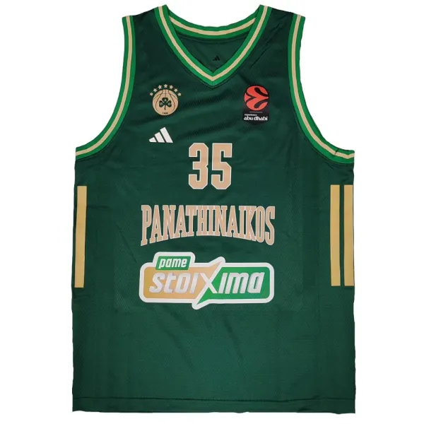 Camiseta Kenneth Faried Panathinaikos Baloncesto Euroliga Oficial Adidas