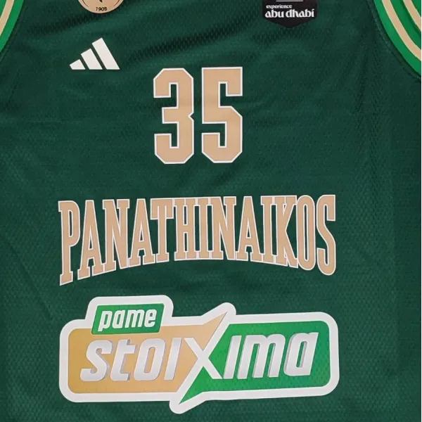 Camiseta Kenneth Faried Panathinaikos Baloncesto Euroliga Oficial Adidas