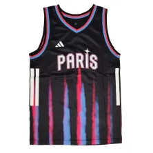 Camiseta Paris Basketball Adidas oficial de baloncesto, foto frontal