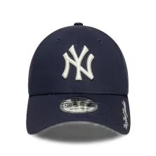 Gorra curva unisex New York Yankees Visor Script de New Era, frontal