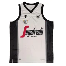 Camiseta Virtus Bolonia Blanca Lega italiana Macron blanca
