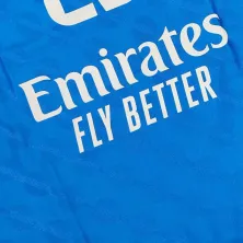 Camiseta baloncesto Sergio Llull azul retro Euroliga Real Madrid Junior detalle