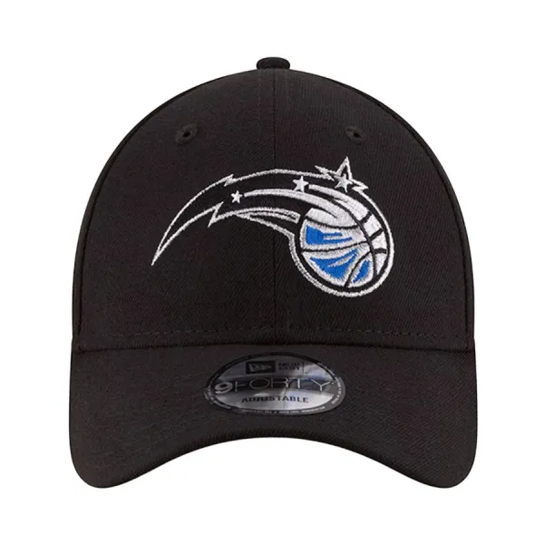 Gorra curva Orlando Magic The League 9Forty New Era negra, vista frontal