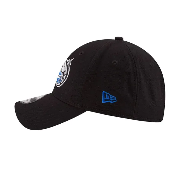 Gorra curva Orlando Magic The League 9Forty New Era negra, vista lateral