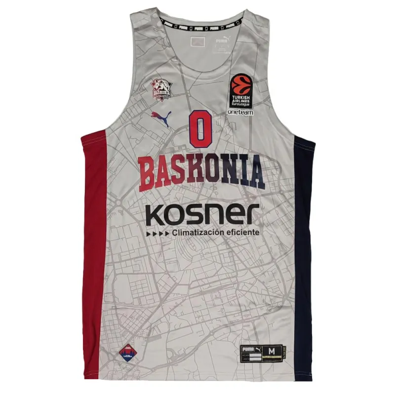 Camiseta Markus Howard Baskonia Euroliga Segunda Equipacion 2025