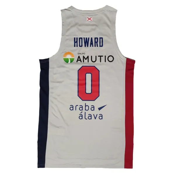 Camiseta Markus Howard Baskonia Euroliga Segunda Equipacion 2025