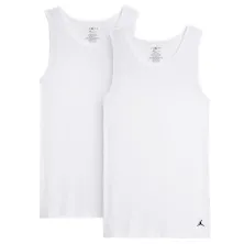 2 Camisetas Jordan Flight Cotton Stretch blanca