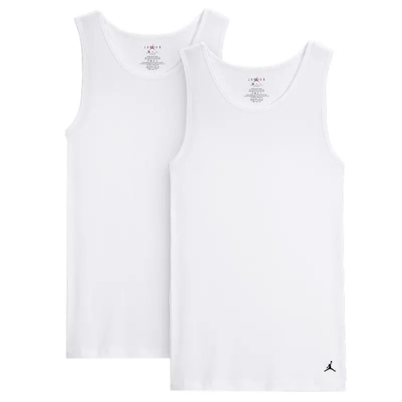 2 Camisetas Jordan Flight Cotton Stretch blanca