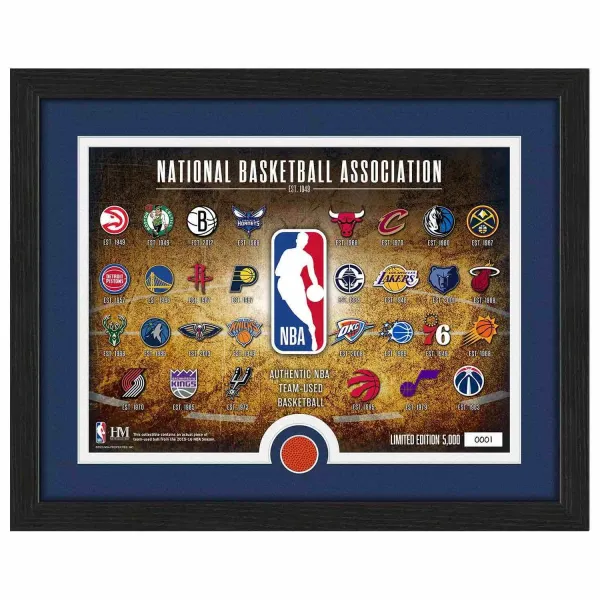 Cuadro Highland Mint NBA Logos