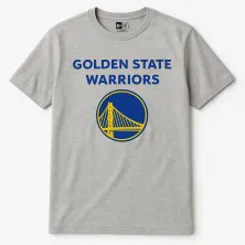 Camiseta Warriors New Era Team Logo gris