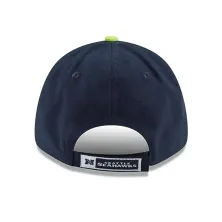 Gorra curva Seahawks 9FORTY azul trasera