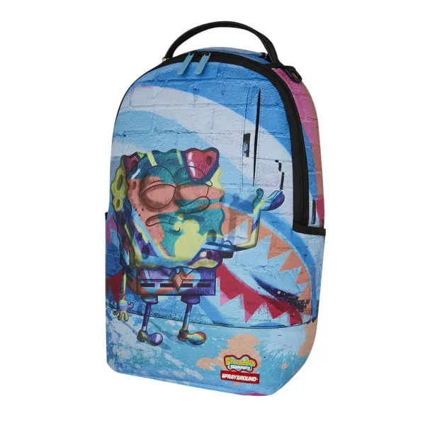 Sprayground Painted Spongebob lateral 2 Sprayground Painted Spongebob lateral 2