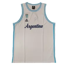 Camiseta Argentina baloncesto - Peak blanca