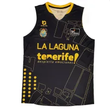 Camiseta CBC La Laguna Tenerife Torriani Negra frontal