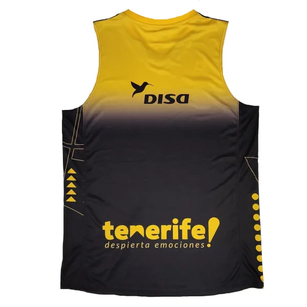 Camiseta CBC La Laguna Tenerife Torriani Negra parte trasera Camiseta CBC La Laguna Tenerife Torriani Negra parte trasera