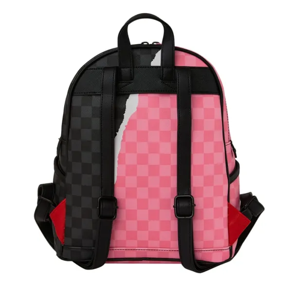 Sprayground Pink & Black Tear Sip Savage espalda Sprayground Pink & Black Tear Sip Savage espalda