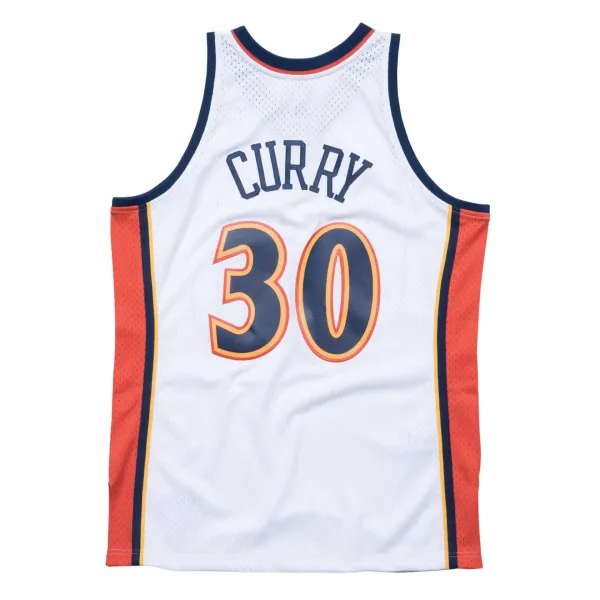 Camiseta Stephen Curry Warriors swingman blanca trasera