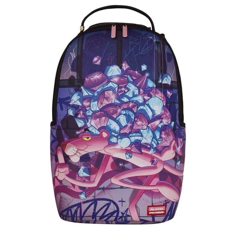 Sprayground Pink Panther Diamond Heist frontal