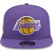Gorra plana Lakers 9Fifty de New Era frontal Gorra plana Lakers 9Fifty de New Era frontal