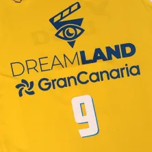 Camiseta Nicolas Brussino Gran Canaria ACB 2026 Spalding amarilla