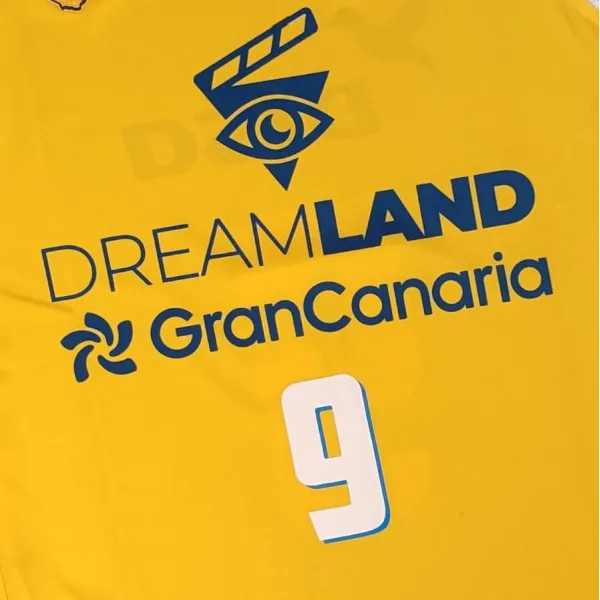 Camiseta Nicolas Brussino Gran Canaria ACB 2026 Spalding amarilla