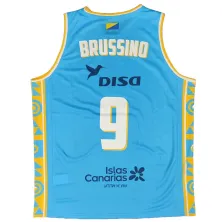 Camiseta Nicolas Brussino Gran Canaria ACB 2026 Spalding azul