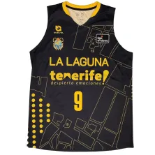 Camiseta Marcelinho Huertas CBC La Laguna Tenerife Torriani Negra ACB 2026