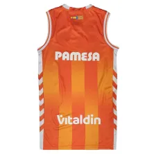 Camiseta Valencia Basket ACB naranja parte trasera