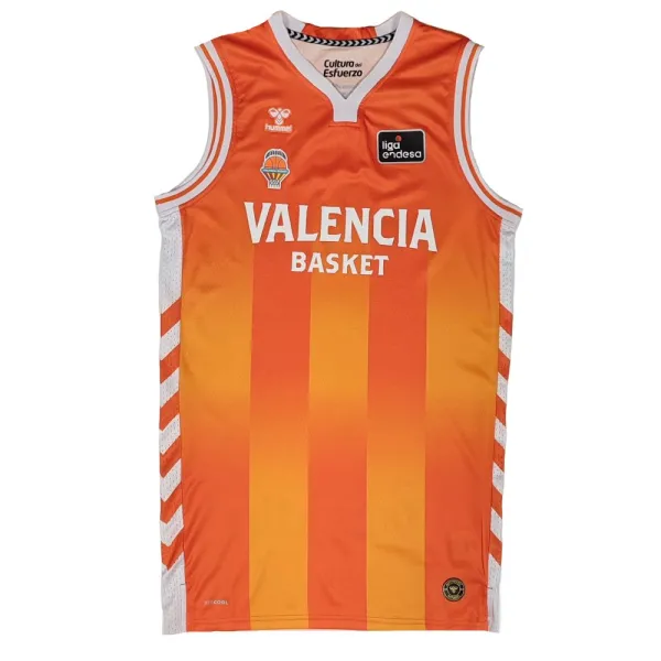 Camiseta Valencia Basket ACB naranja frontal