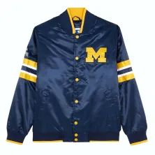 Chaqueta Starter Michigan Wolverines NCAA Bomber - frontal