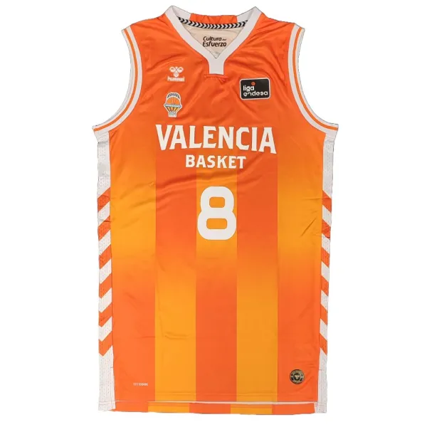 Camiseta Jean Montero Valencia Basket ACB Primera Equipacion 2026 Hummel