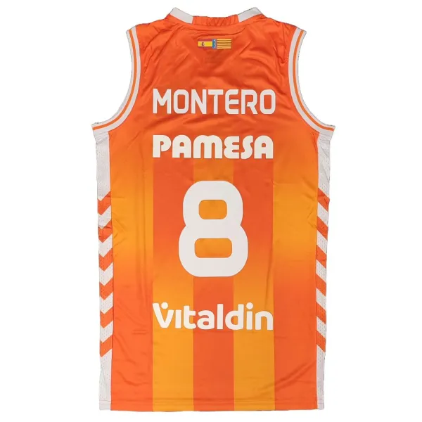 Camiseta Jean Montero Valencia Basket ACB Primera Equipacion 2026 Hummel