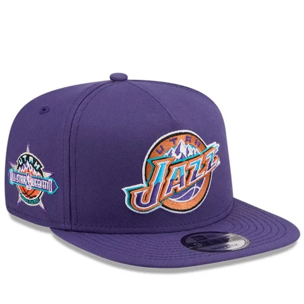 Gorra Jazz 9Fifty New Era morada frontal Gorra Jazz 9Fifty New Era morada frontal