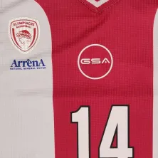 Camiseta Aleksander Vezenkov Olympiacos GSA 2026 Euroliga Primera Equipacion