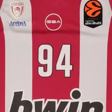 Camiseta Evan Fournier Olympiacos GSA 2026 Euroliga Primera Equipacion