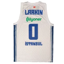 Camiseta Shane Larkin Efes blanca Euroliga trasera