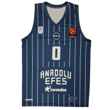 Camiseta Shane Larkin Anadolu Efes GSA 2026 Euroliga Equipacion Azul