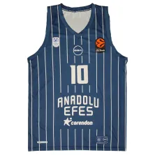 Camiseta Isaïa Cordinier Anadolu Efes GSA 2026 Euroliga Equipacion Azul