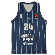 Camiseta Erkan Osmani Anadolu Efes GSA 2026 Euroliga Equipacion Azul