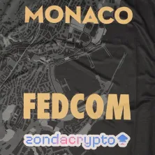 Camiseta AS Monaco Basket Euroliga negra Spalding