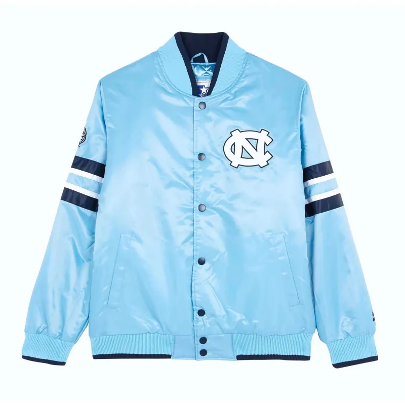 Chaqueta North Carolina Starter azul frontal