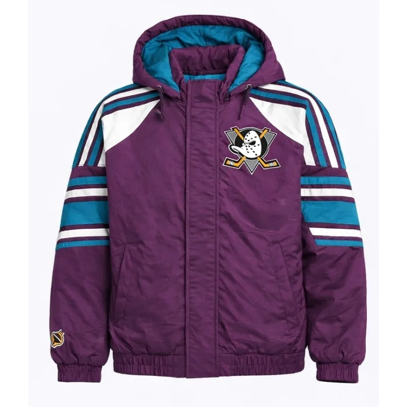 Chaqueta Starter Mighty Ducks morado