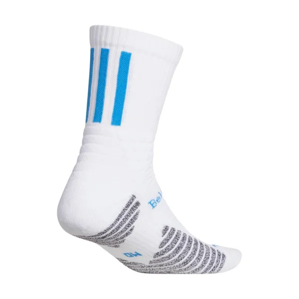 Calcetines de baloncesto Adidas Anthony Edwards blancos 2